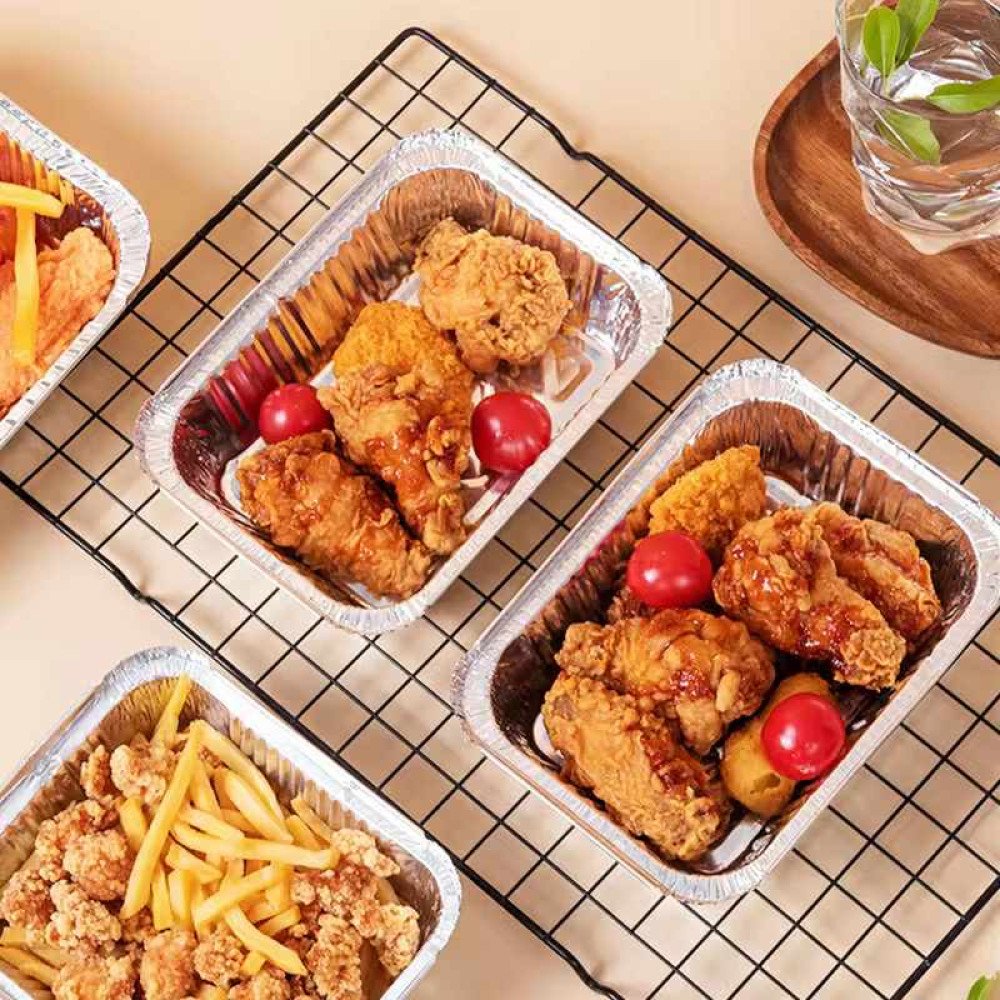 Aluminium bakje rechthoekig 450ml – 1.000 st/ds.