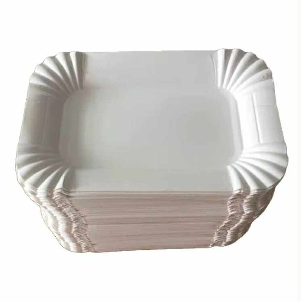 Kartonnen schaaltje ersatz gevoerd 100x160mm wit