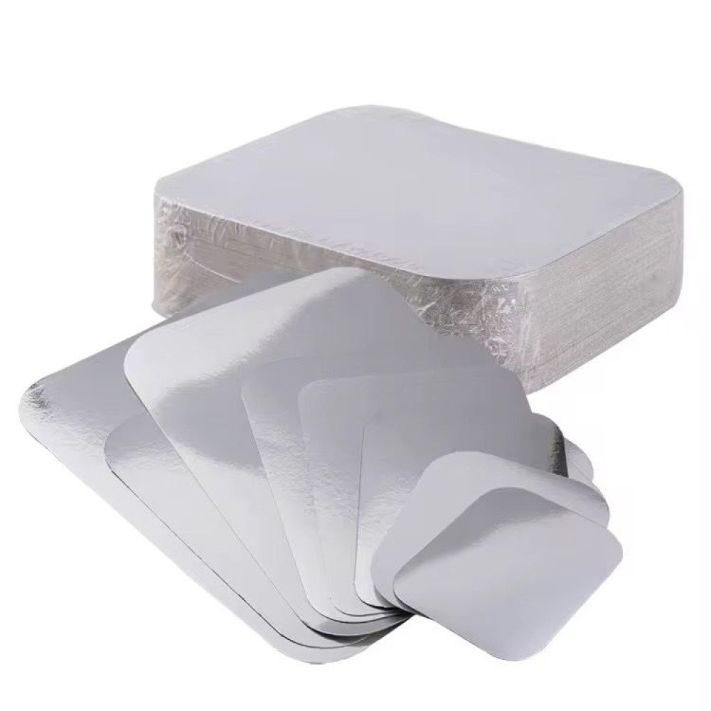 Deksels aluminium/karton tbv Aluminium bakken 911 ml