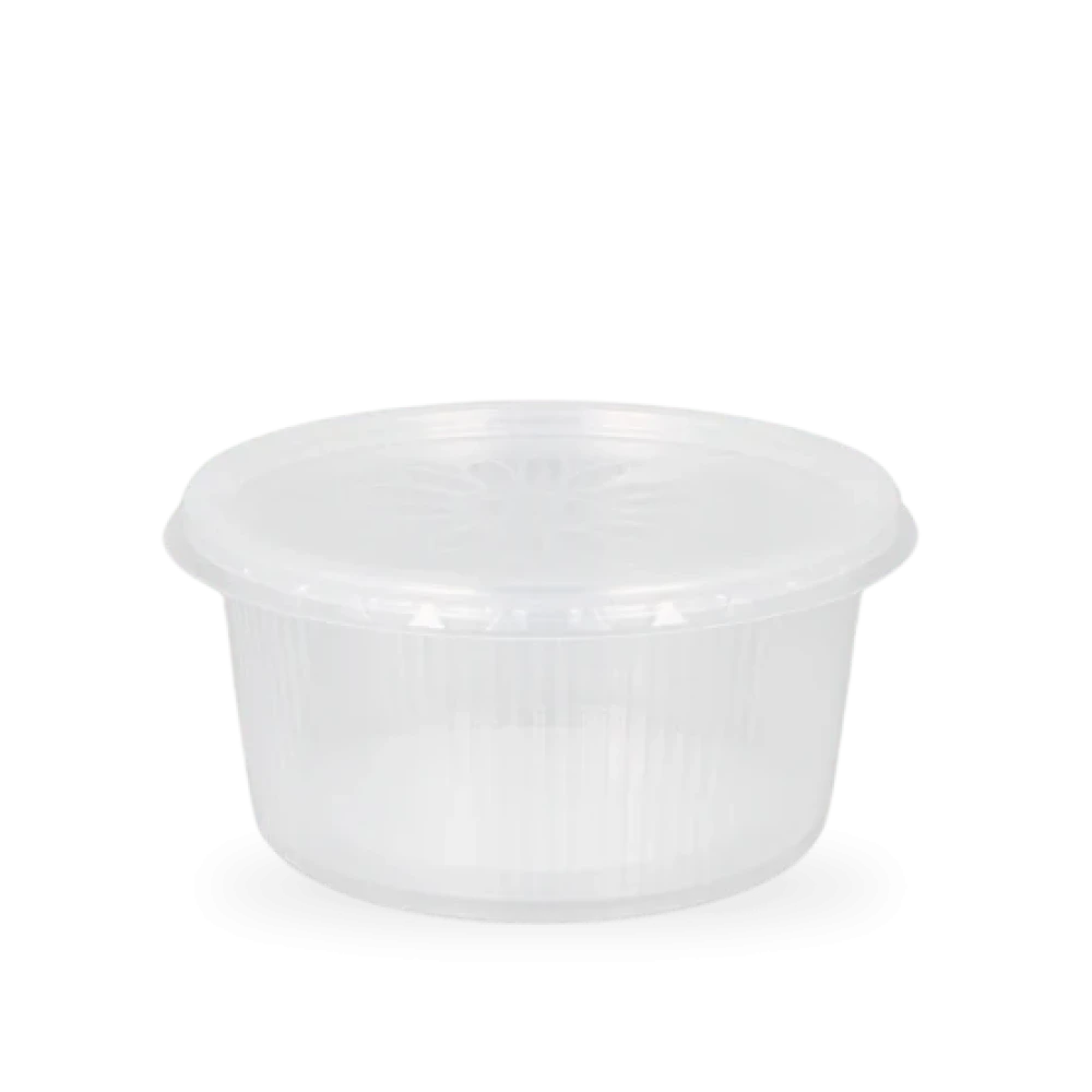Rond bakje + deksel PP 250ml 101mm