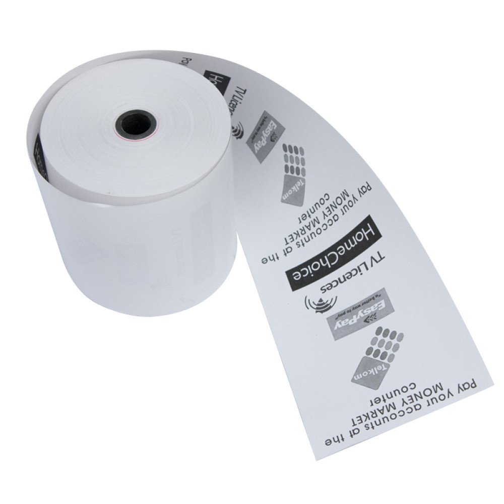 Thermal pin roll BPA free 57x47x12 FSC mix 25 meters on roll