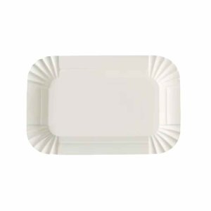 Kartonnen schaaltje 180x130mm wit