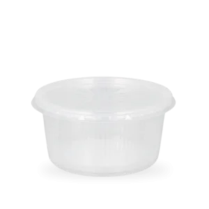Rond bakje + deksel PP 200cc ,250 stuks